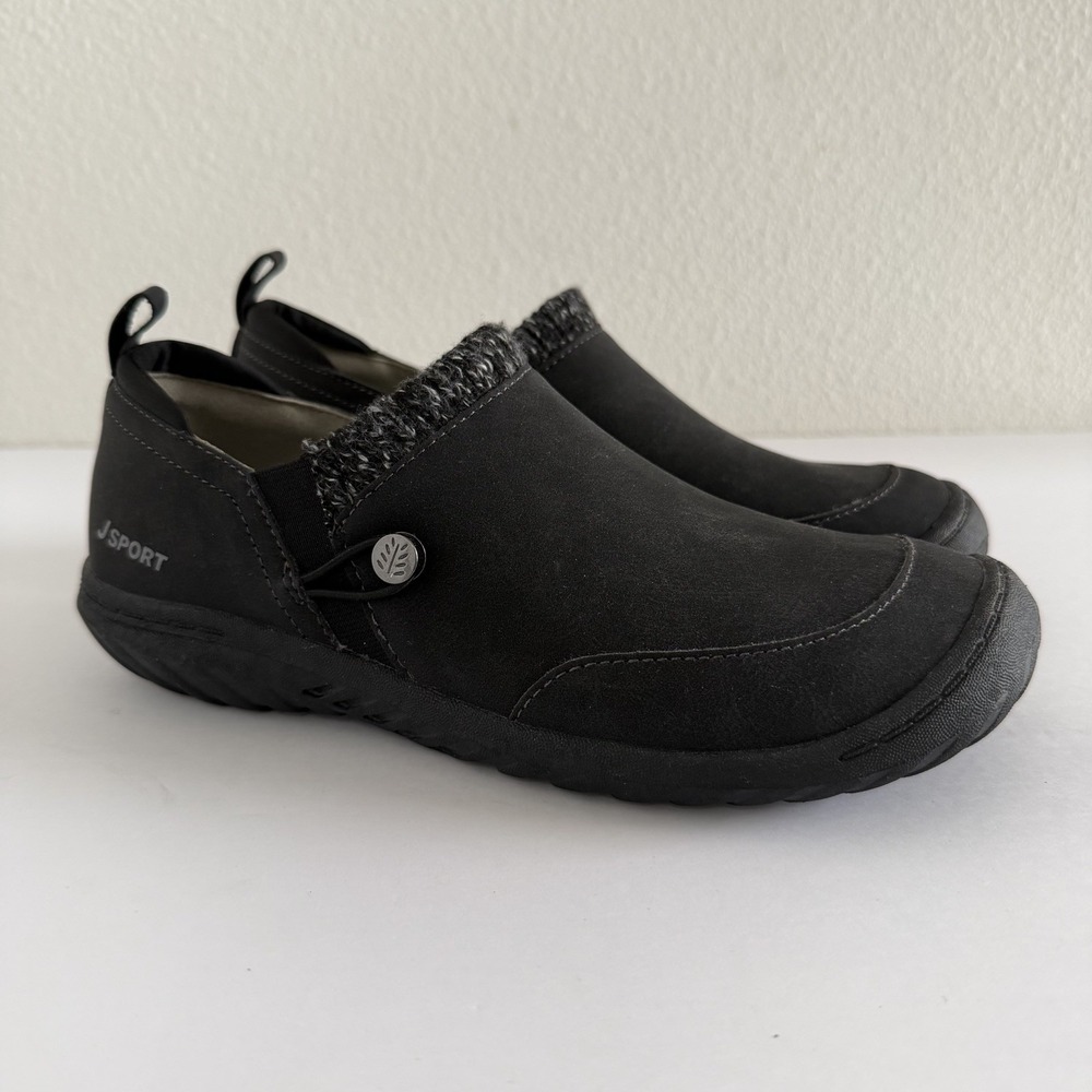 JSport Womens 7 Alice Fur Winter Memory Foam Slip On Shoes